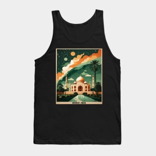 Meerut India Starry Night Vintage Tourism Travel Tank Top